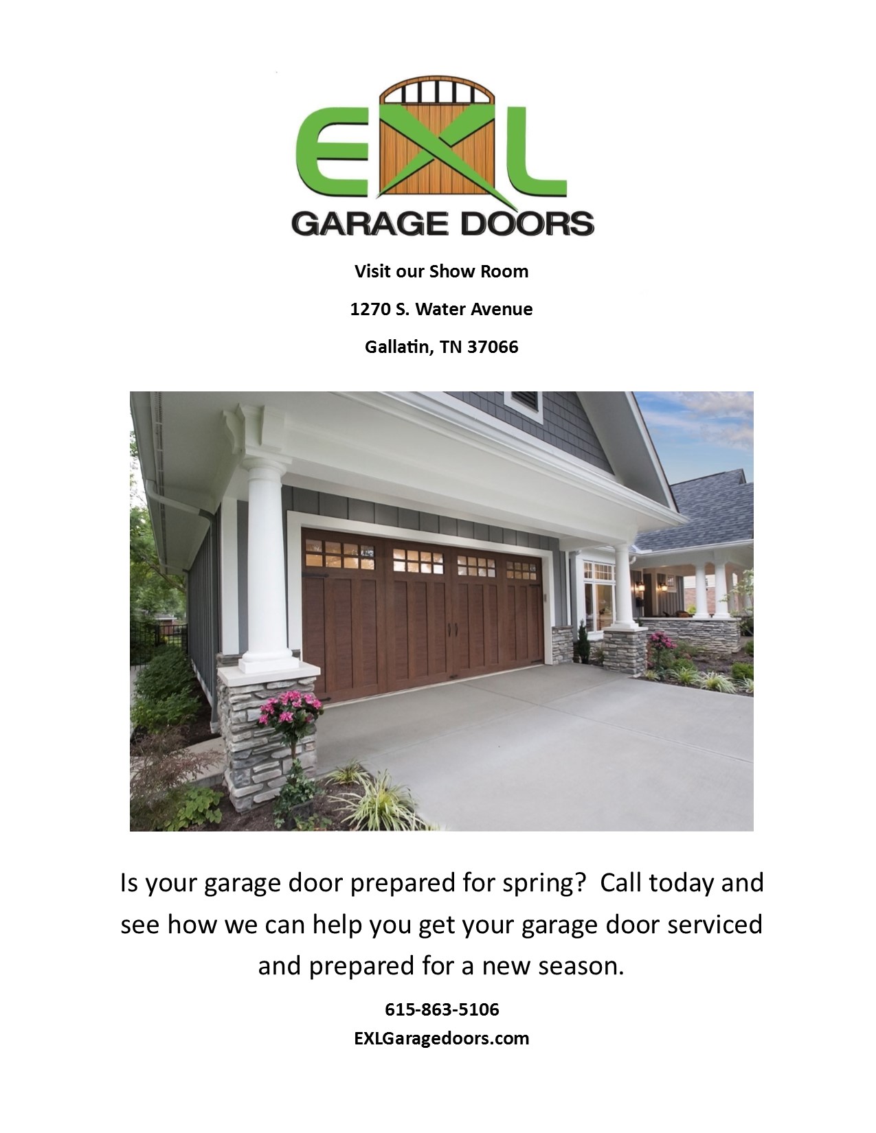 Is Your Garage Door Prepared For Spring | EXL Garage Doors