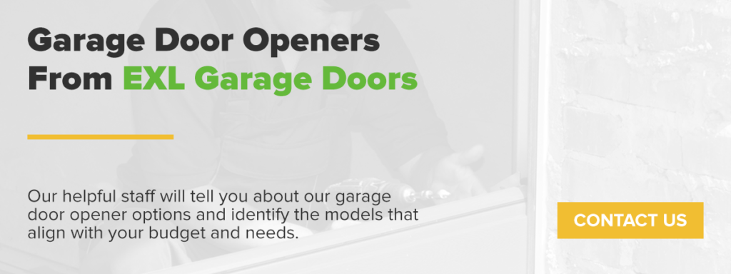 Garage Door Openers From EXL Garage Doors