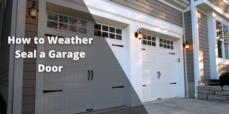 How to Weather Seal a Garage Door | EXL Garage Doors